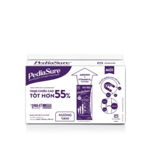 Thùng 48 Hộp Sữa nước Pediasure Vani ít ngọt 180ml - Thùng