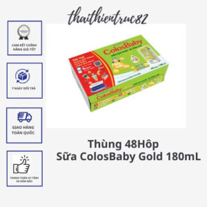 Thùng 48 hộp SBPS ColosBaby Gold 180ml có tích điểm Vitadairy
