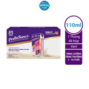 Thùng 48 Hộp Sữa nước Pediasure Vani 110ml/hộp Mẫu mới thaithientruc