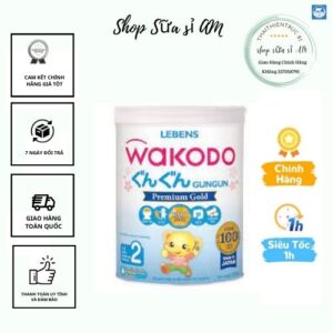 Sữa Wakodo GUNGUN 2 830g (1-3 tuổi) [ 8 đai đổi quà]