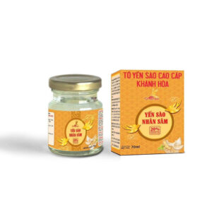 Yến Sào cao cấp Khánh Hòa AB lọ rời NHÂN SÂM