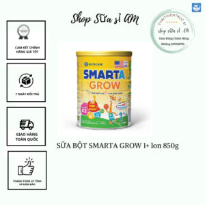 Sữa Bột Nutricare Smarta Grow Số 1+ Dinh Dưỡng Cho Trẻ Thấp Còi 850g