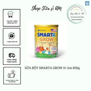 Sữa Bột Nutricare Smarta Grow Số 0+ Dinh Dưỡng Cho Trẻ Thấp Còi 800g