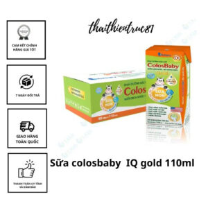 Thùng 48 hộp SBPS ColosBaby IQ Gold 110ml có tích điểm Vitadairy