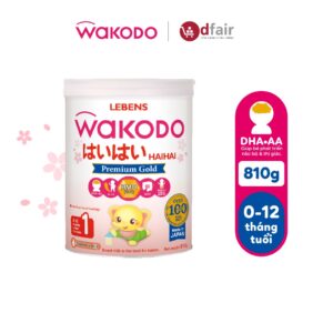 Sữa Bột Wakodo Haihai Cung Cấp Dinh Dưỡng Cho Bé 0-12 Tháng Tuổi 810g (8 đai đổi quà)