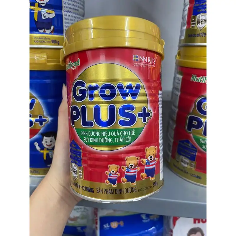 Sữa Grow plus đỏ lon 350g Chính hãng Nutifood