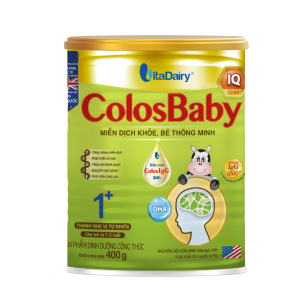 Sữa Bột ColosBaby IQ Gold 1+ lon 400g