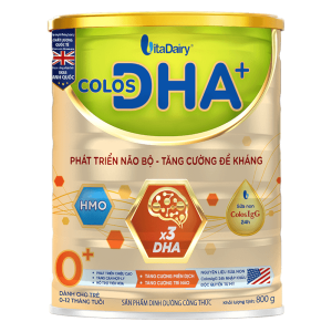 Sữa bột Vitadairy Colos DHA 0+ 800g
